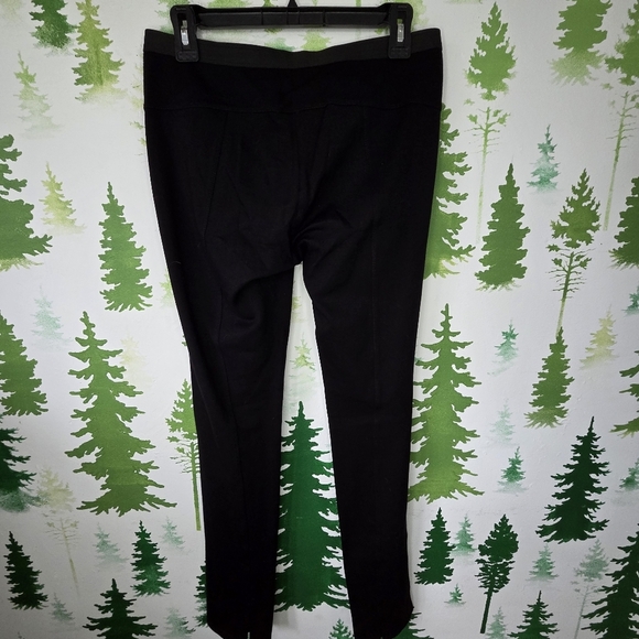 BCBGMaxazria Black and Gold Contrast Snakeprint Leggings - Picture 2 of 10